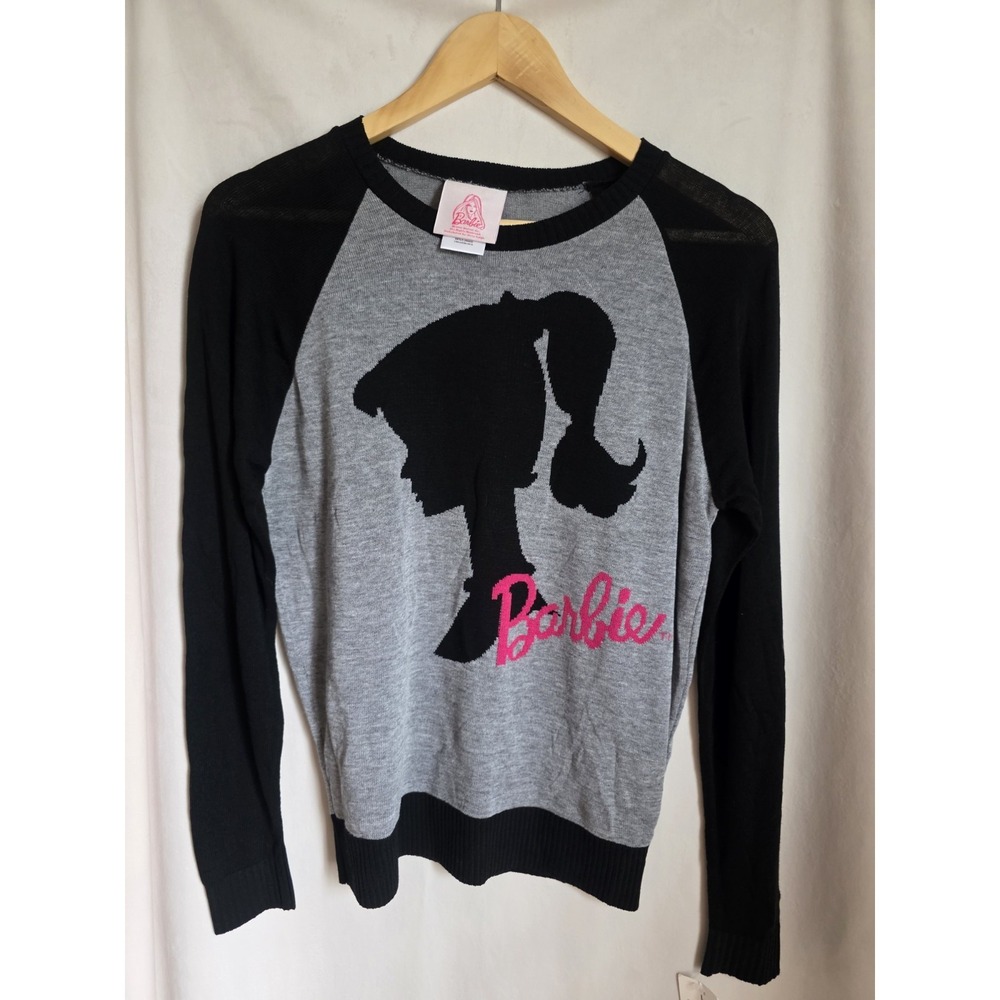 NWT-Womens Barbie Knit Sweater Long Sleeve Trendy Stylish Tops